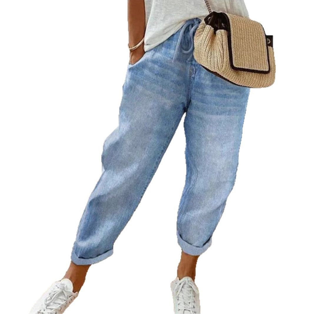 Jean Décontracté Coupe Loose – Style & Confort