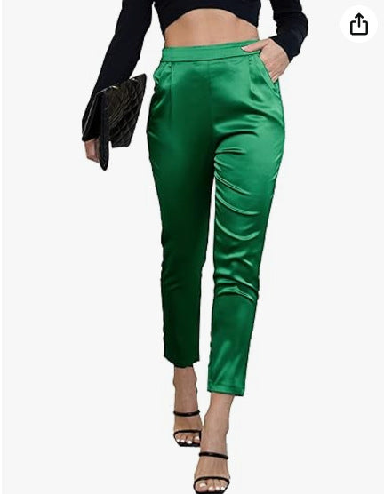 Pantalon Satiné Élégance Chic