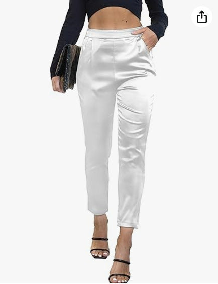 Pantalon Satiné Élégance Chic