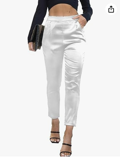 Pantalon Satiné Élégance Chic