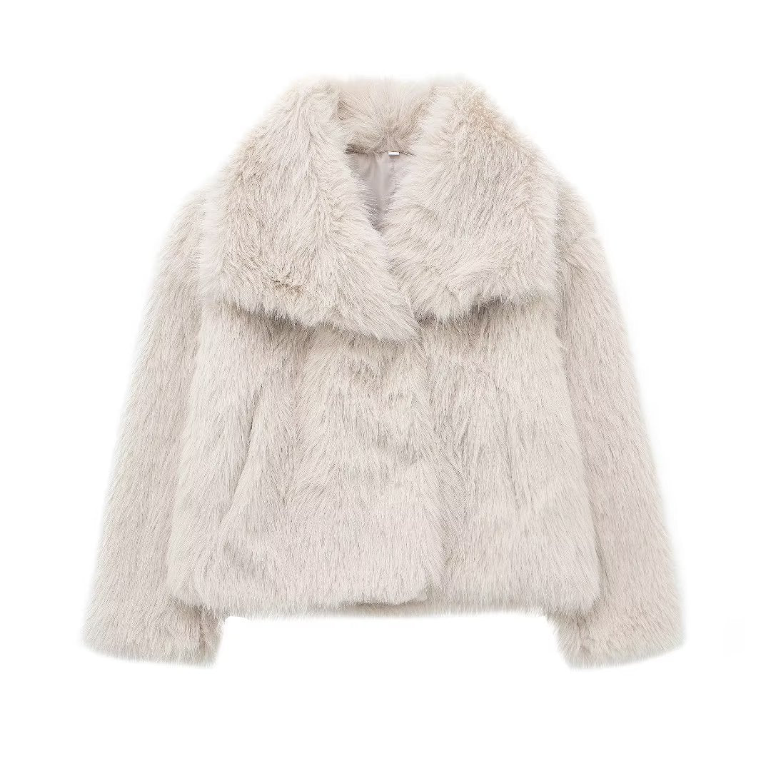 AURORA - MANTEAU GLAMOUR À LA HOLLYWOOD
