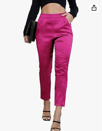 Pantalon Satiné Élégance Chic