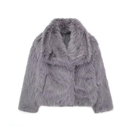 AURORA - MANTEAU GLAMOUR À LA HOLLYWOOD