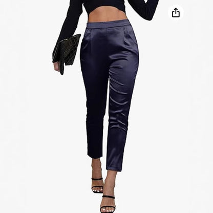 Pantalon Satiné Élégance Chic